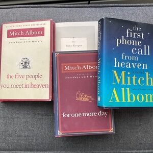 Mitch Albom Hardcover Collection Four (4) Titles